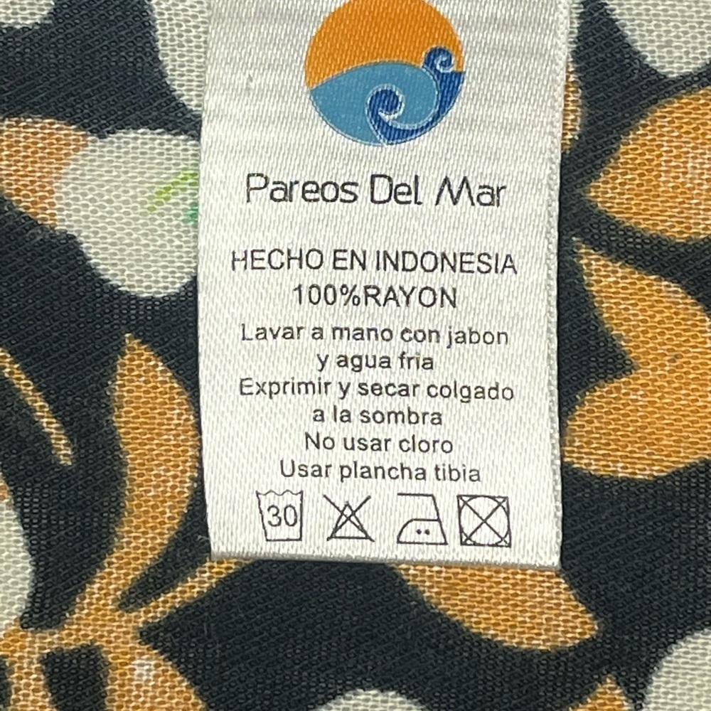 **LIKE NEW** Pareos Del Mar Floral Halter Swim Coverup - Picture 5 of 5